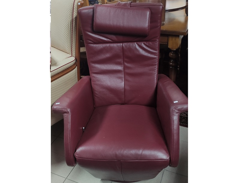 B-43.Kreslo kožené relax