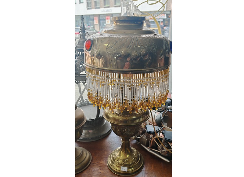 OB-373.Lampa mosadzná