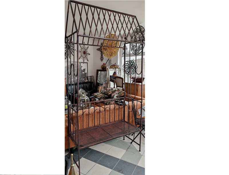 KB-16.Pergola s lavičkou
