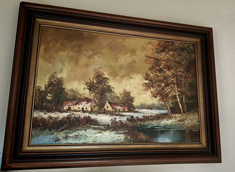 OB-460.Obraz olej na plátne