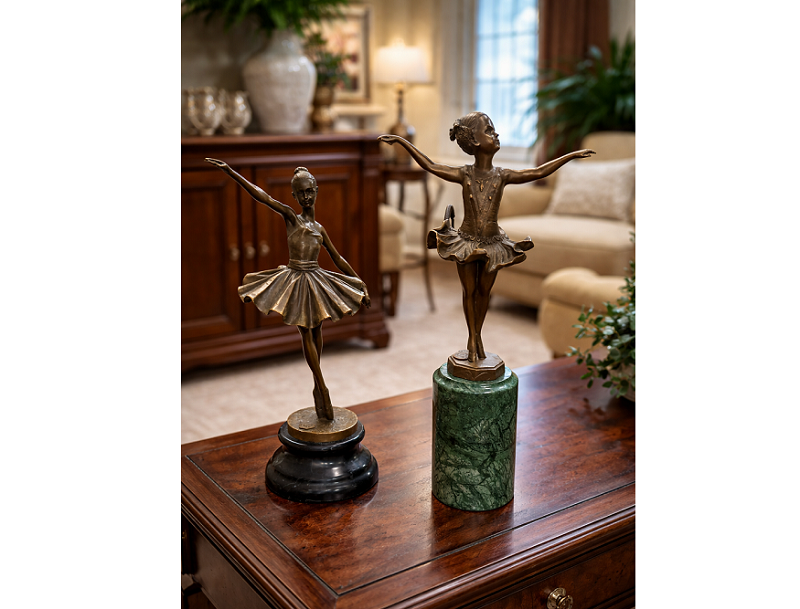 BR-38.Bronzové sošky ,baletky posledné 2kusy