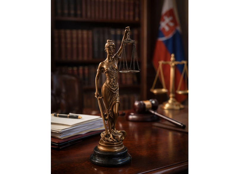 BR-39.Soška bronz spravodlivosť