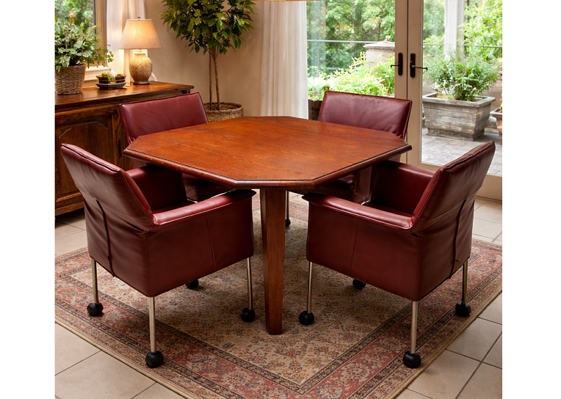 ST-275.Stôl so 4x stolička