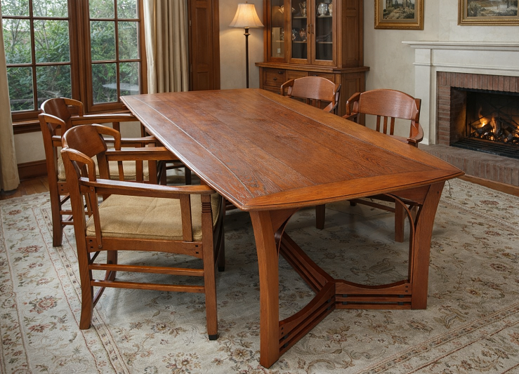 ST-256.Jedálenský stôl so 4x kreslová stolička