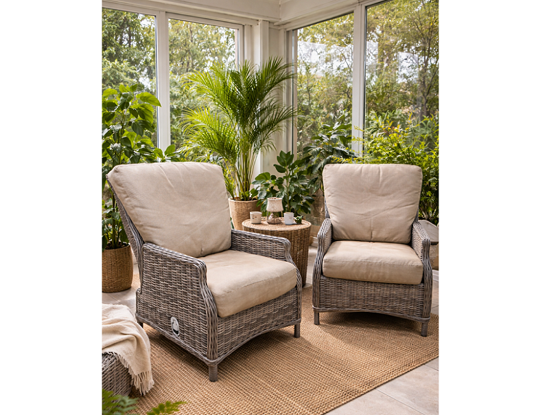 B-99.Záhradné polohovacie kreslá