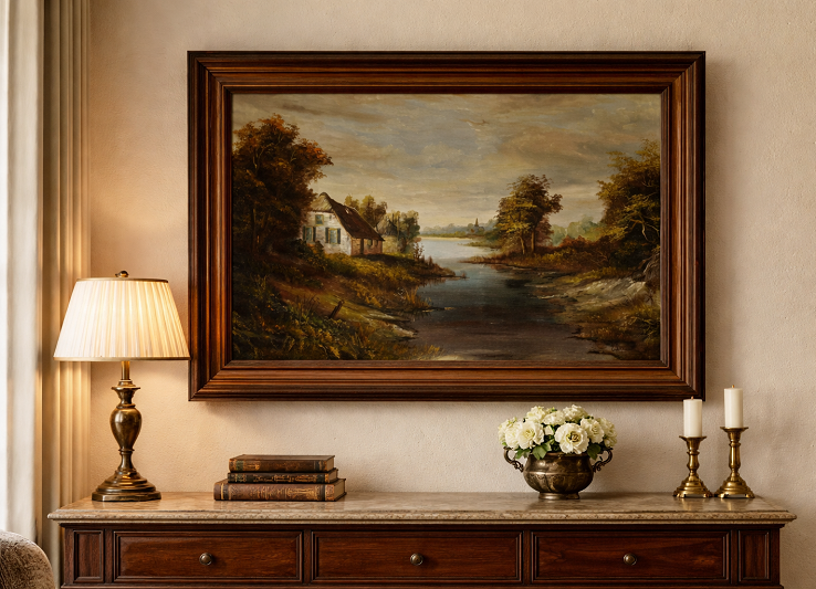 OB-412. Obraz olej na plátne