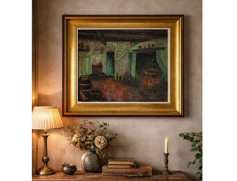 OB-461. Obraz olej na plátne