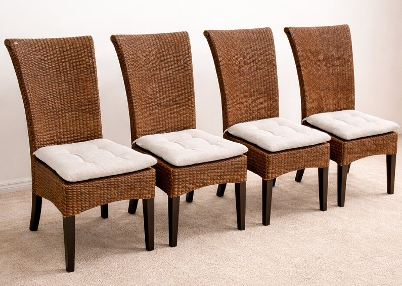 ST-288. Ratanové stoličky 4ks