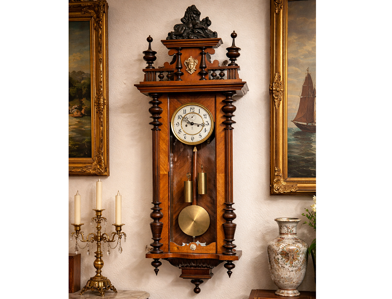 HT-90. Hodiny Gustav Becker-Vienna regulator-