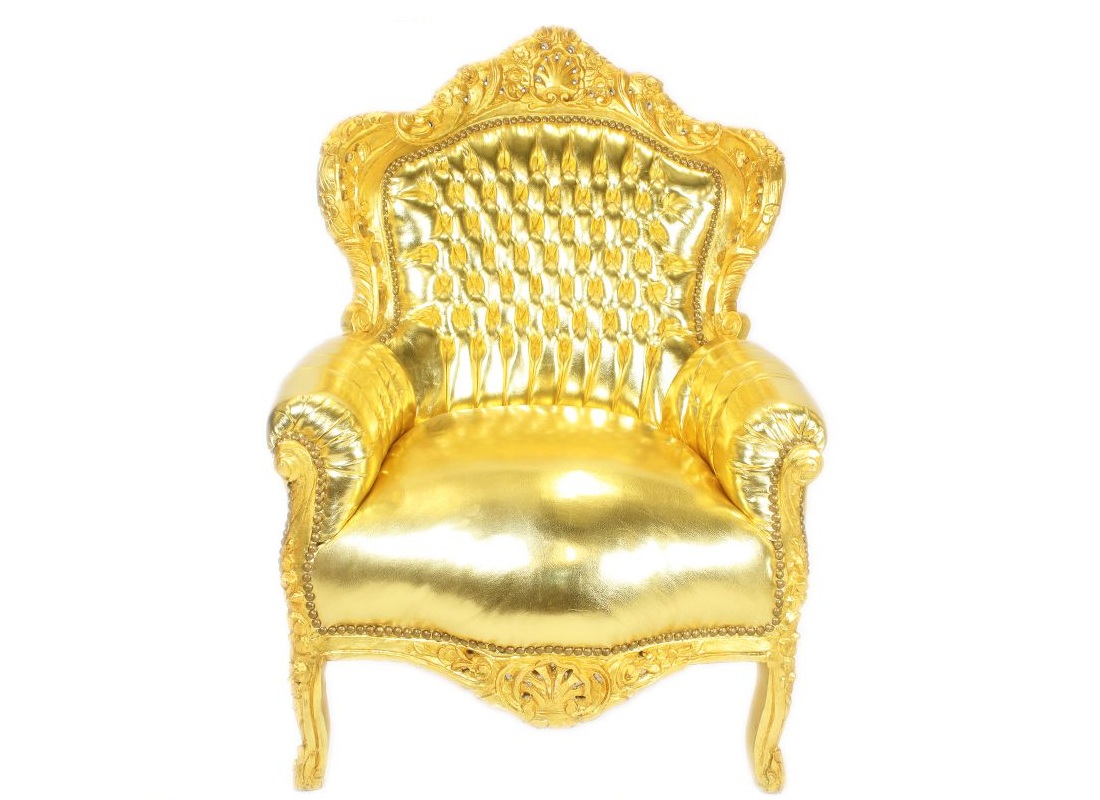 830.kreslo baroko gold
